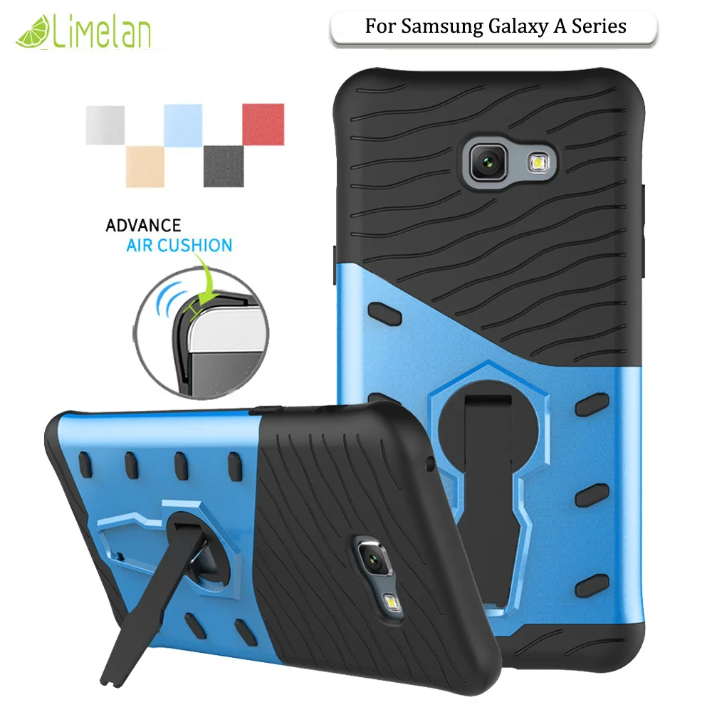 Limelan новинка для Samsung A520 чехол телефона противоударный на 360 градусов задняя