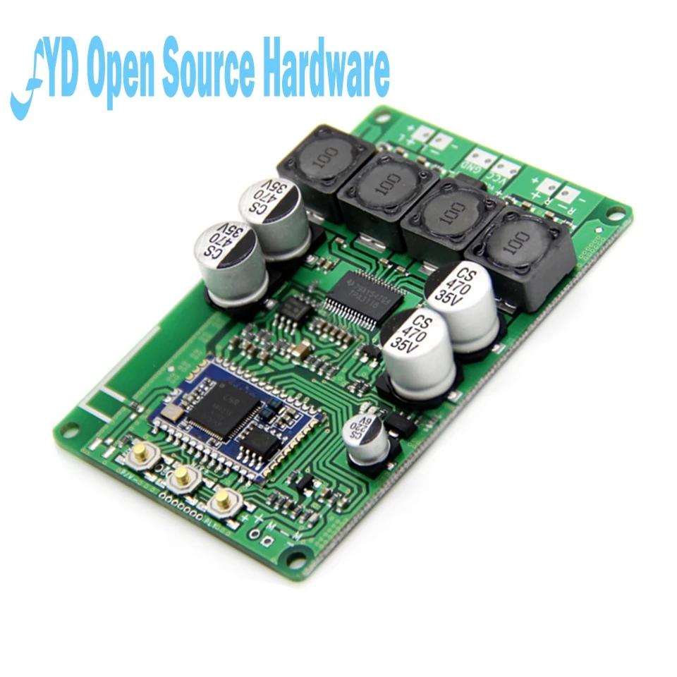 1 шт. Новый CSRA64215 4 0 2 Bluetooth APTXLL низкая мощность 2x30 Вт 8 Ом TPA3118