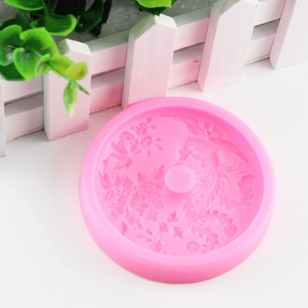 Классические Силиконовые формы для помадки с павлином форма торта печенья 3D