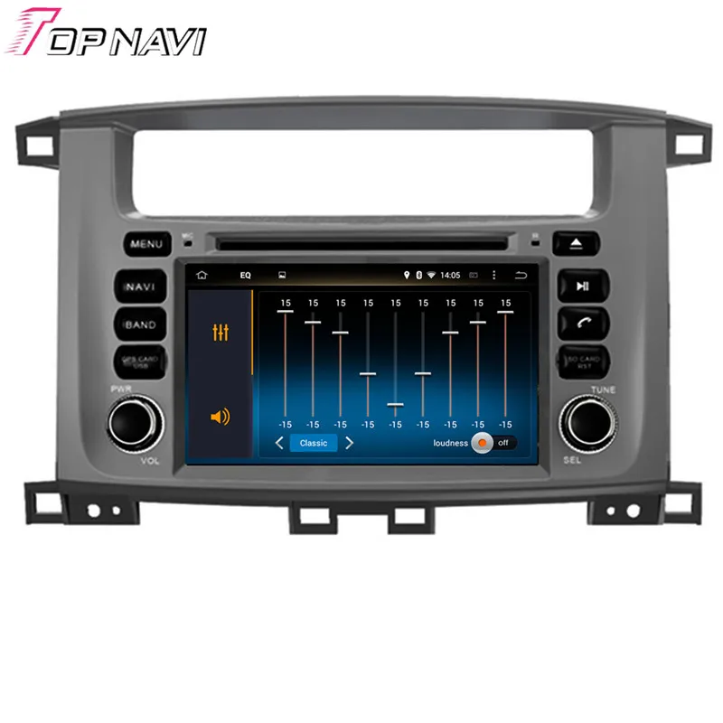 Topnavi 7 ''Octa Core 4 Гб RAM Android 6 0 Автомобильный видеоплеер для TOYOTA LAND CRUISER 100 1998-2007/LC