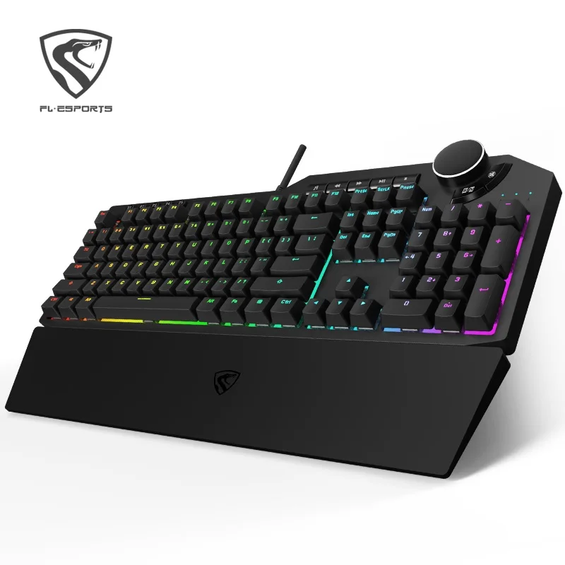Все новые Fl Киберспорт S198 RGB Подсветка Мультимедиа USB Проводная Механическая