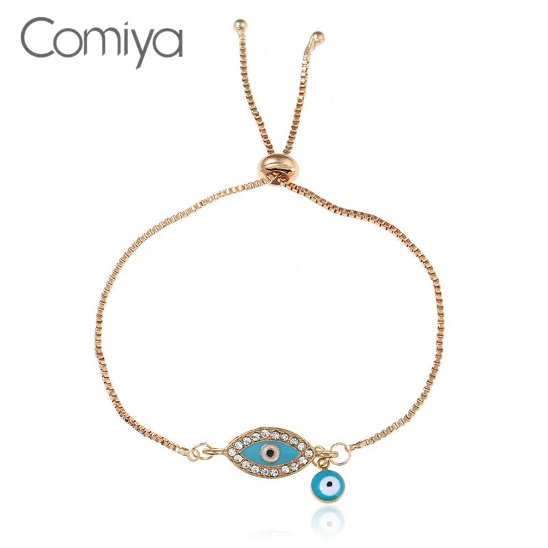 Comiya браслеты для женщин из цинкового сплава глаз шаблон аксессуары Pulseira Feminina
