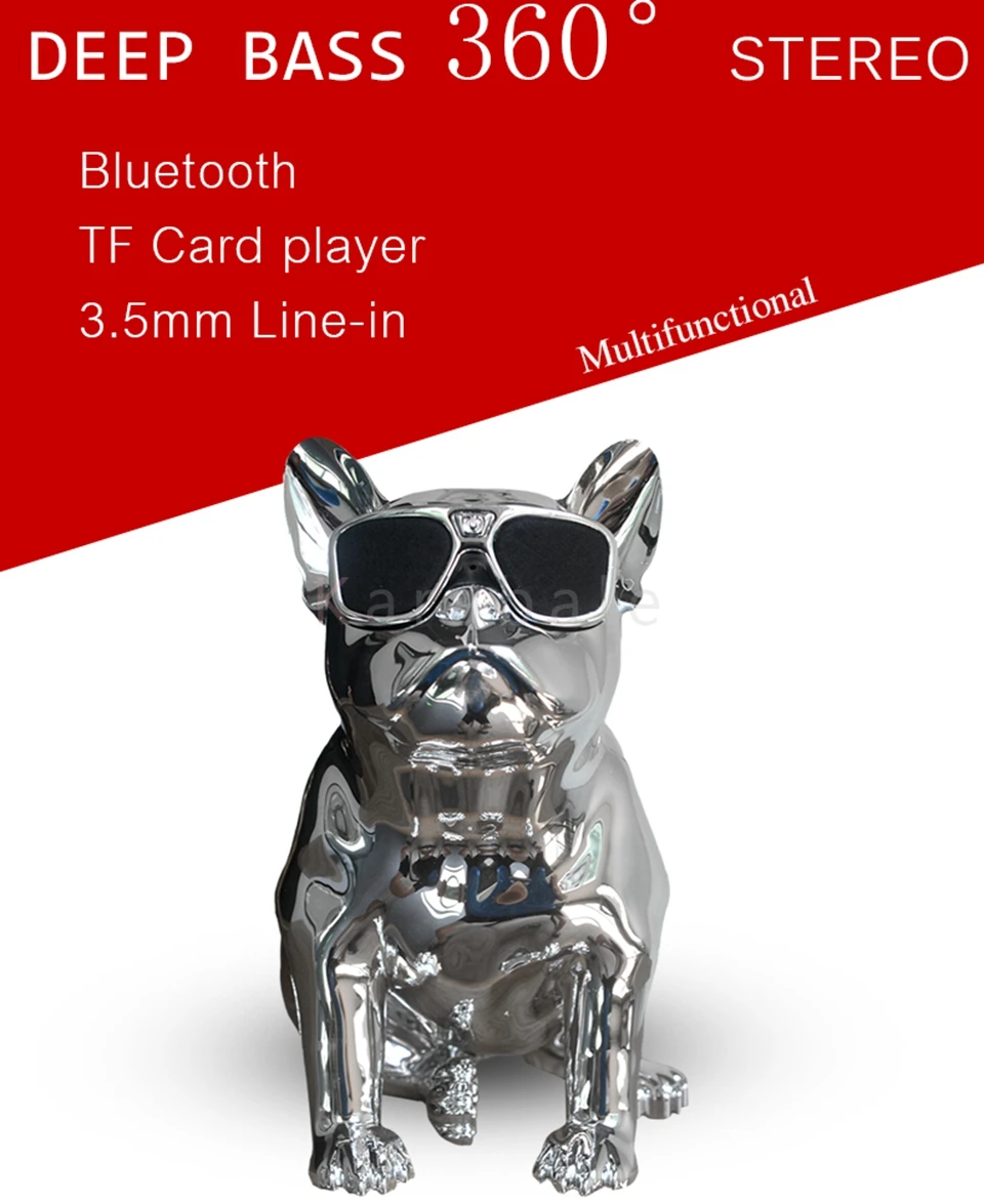 Полный корпус Aerobull Nano Bluetooth динамик глубокий бас портативный беспроводной бульдог динамик громкий динамик Mp3 плеер многоцелевой