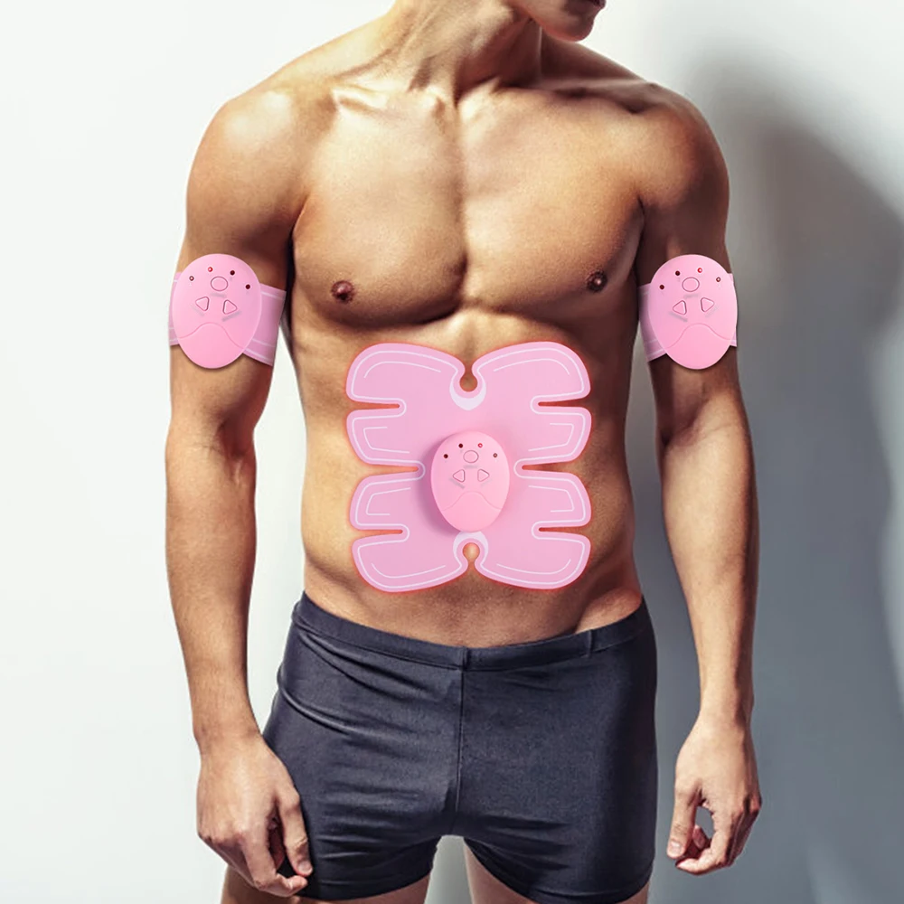Стимулятор мышц тренажер для похудения фитнес массаж мужчин и женщин живота EMS| |