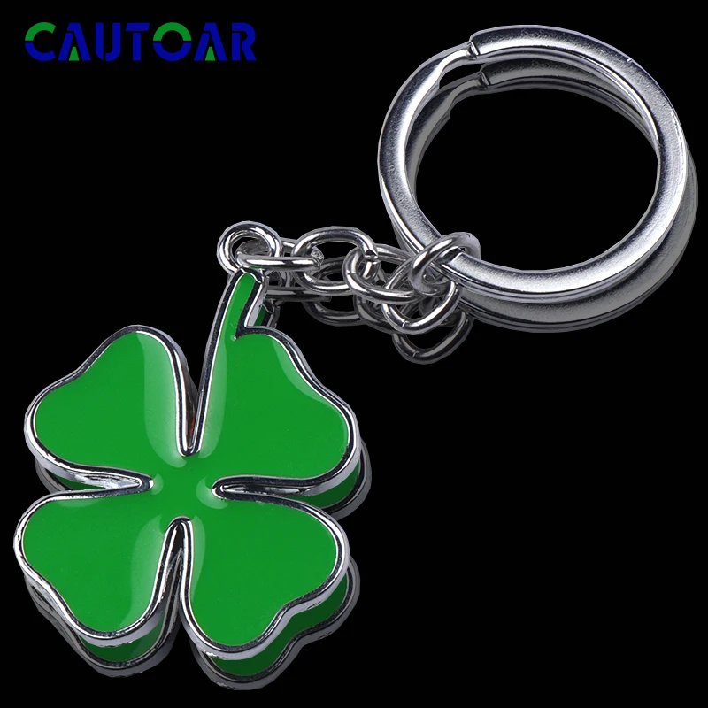 

Car Styling Metal Key chain Green delta Four Clover Keychain Key ring for ALFA ROMEO Mito 147 156 159 166 Giulietta Spider GT