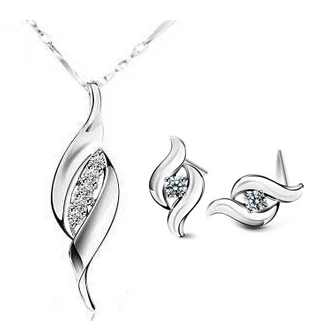 100% Silver 925 AAA Jewelry Sets for Women Beauty Kiss Solid Free Shipping SS203 | Украшения и аксессуары