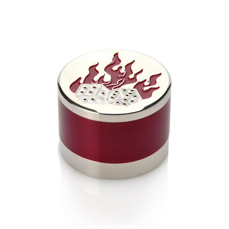 12 шт. витрина мини 42 мм травяная шлифовальная машина 3 части случайный цвет и узор