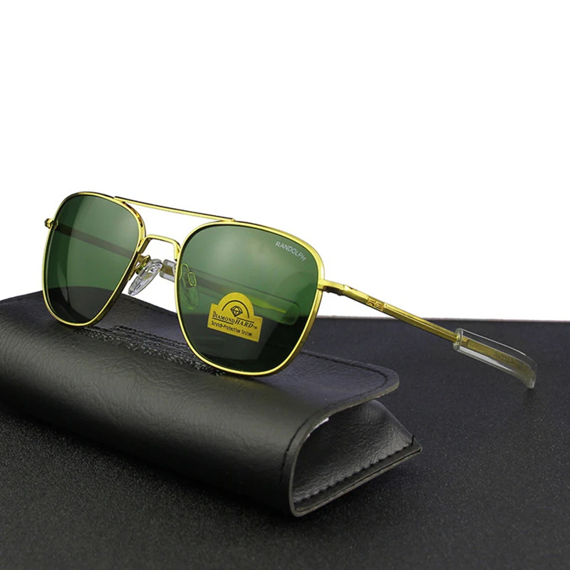 Pilot USA.RE Sun glass es для мужчин Высокое качество фирменный дизайн RANDOLPH AGX закаленное