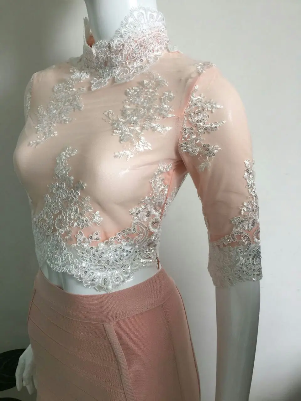 2018 Летняя Сексуальная кружевная Женская Облегающая водолазка платье вискозный