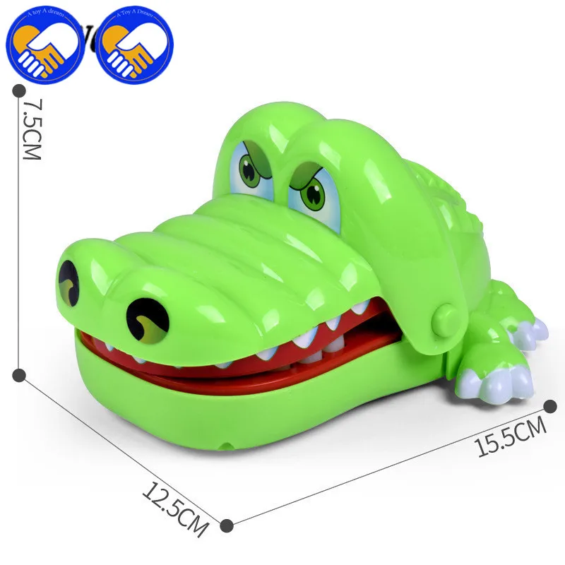 Игрушка мечты Забавные игрушки акула бульдог крокодил стоматолог кусает за