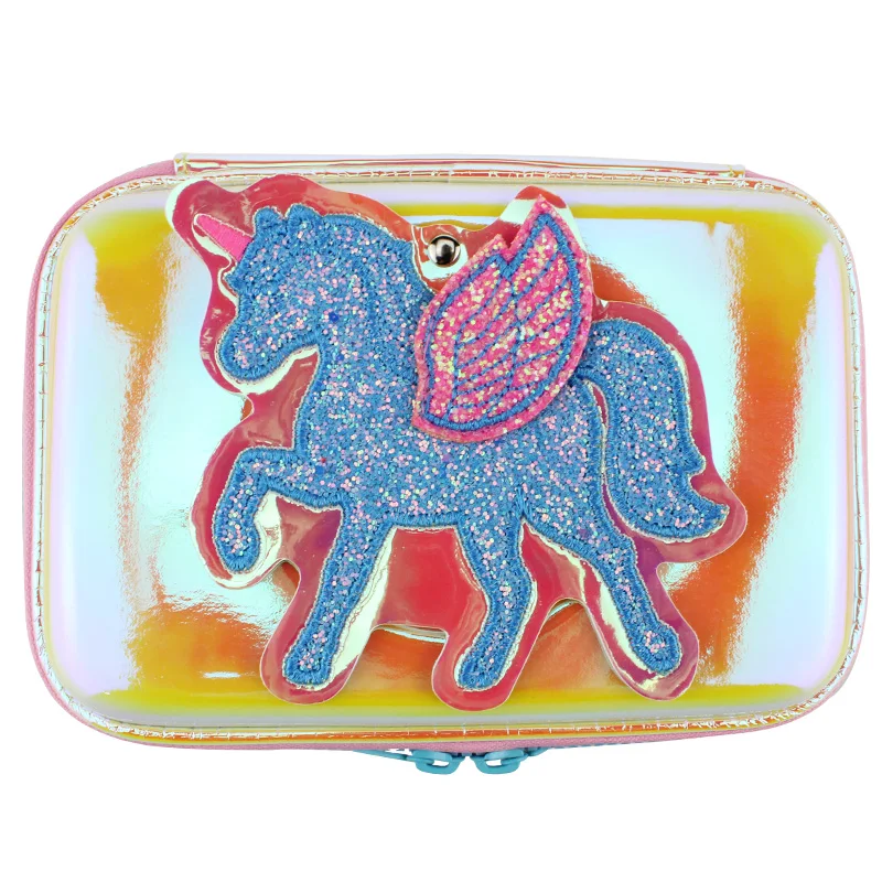 Милый пенал карандаш с единорогом estuche trousse scolaire stylo kawaii estuches papeleria канцелярские