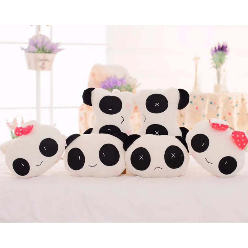 2017 New 2 Pcs Panda Car headrest Neck Soft Pillow Plush Toy Cute Cartoon Comfortable Lovely Animal Pattern Seat Cover | Игрушки и хобби