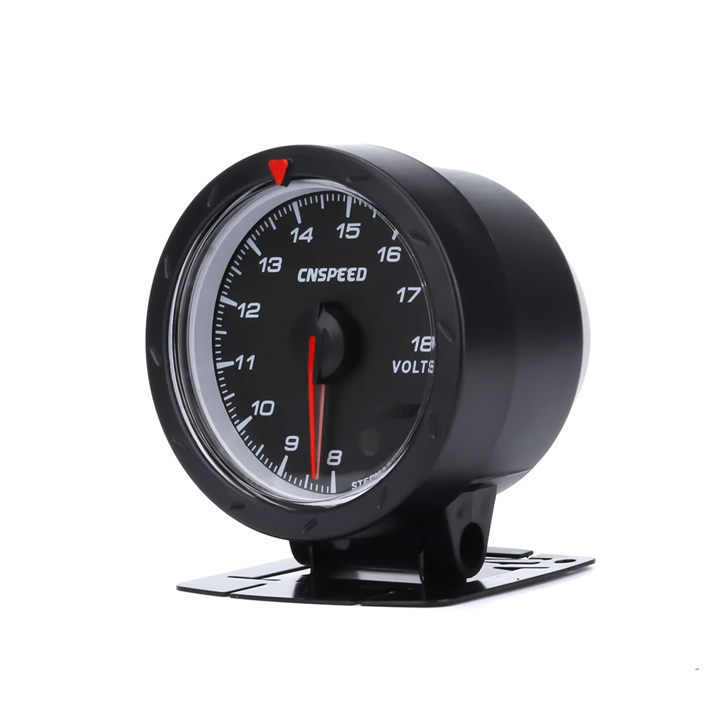 Вольтметр CNSPEED для гоночных автомобилей измеритель напряжения красно белый 8 18 В