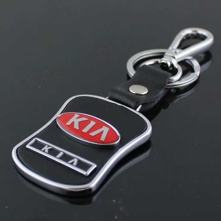 Бесплатная доставка 2015 стайлинга автомобилей вращающийся kia эмблема брелок /