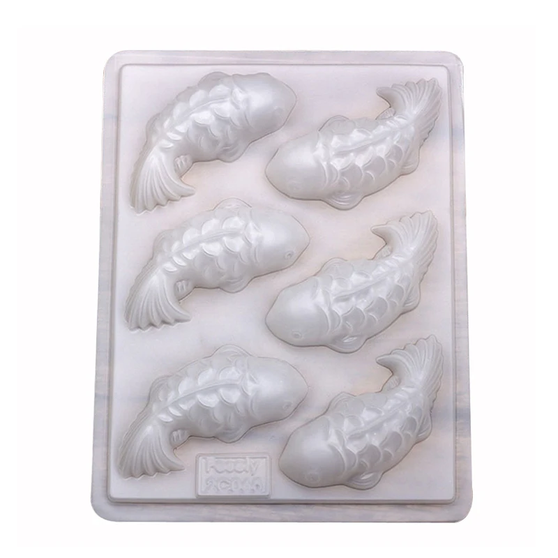 

BalleenShiny DIY Fish Shape Mold Koi Carp Mould Fondant Soap 3D Cake Mold Jelly Candy Chocolate Mould Decoration Baking Tool