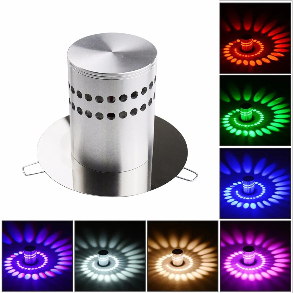 Современный светодиодный потолочный светильник 3 Вт креативный встраиваемый 110В