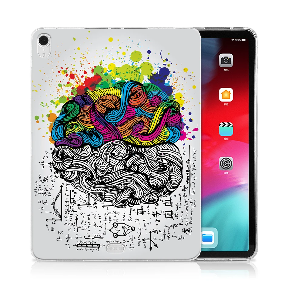 IP12 MTT Мягкий силиконовый чехол ТПУ для iPad Pro 12,9 дюйма тонкий прозрачный чехол-накладка планшет для надписей чехол A1895 A1983 A1876 A2014 - Цвет: IP12