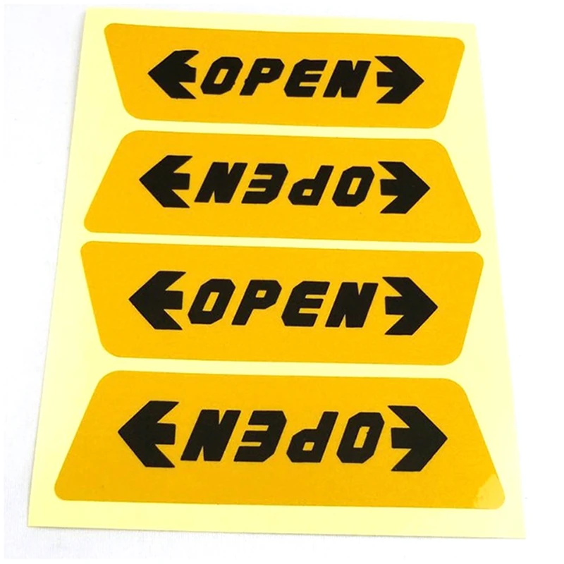 4 Упак. Автомобильные Защитные Светоотражающие Полоски открытый знак