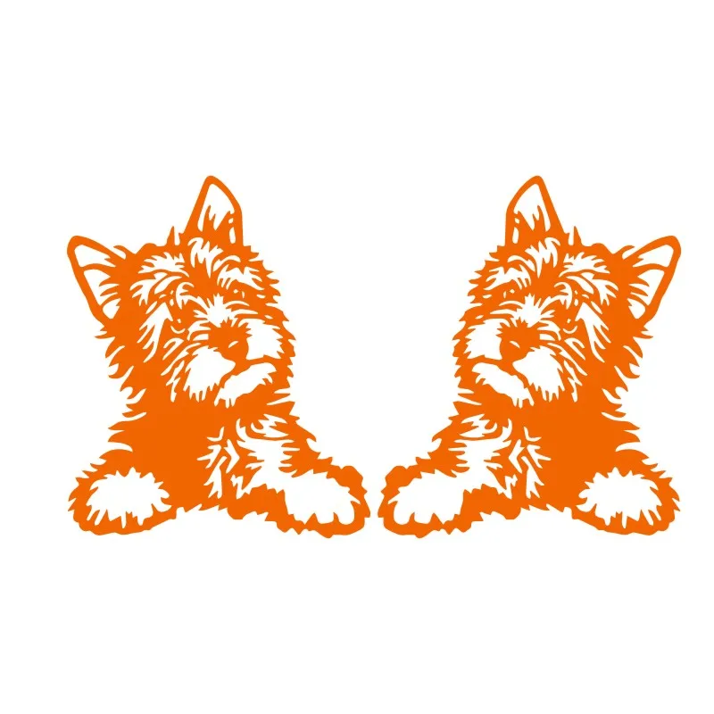 Orange Стикер для автомобиля s 12,7 см* 15 см, украшение для автомобиля, мотоцикла, 3D стикер, Светоотражающая наклейка, водостойкая наклейка для стайлинга автомобиля на заказ - Название цвета: Orange