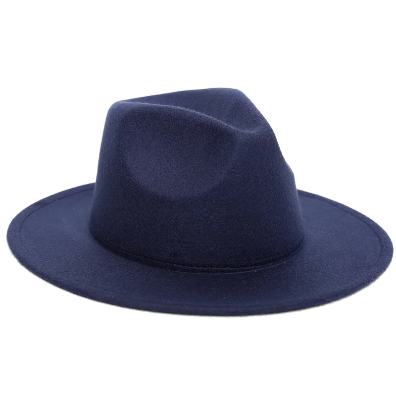 2019 Черная Женская Шляпа Fedora Топ винтажная шляпа для девушек с большими плоскими