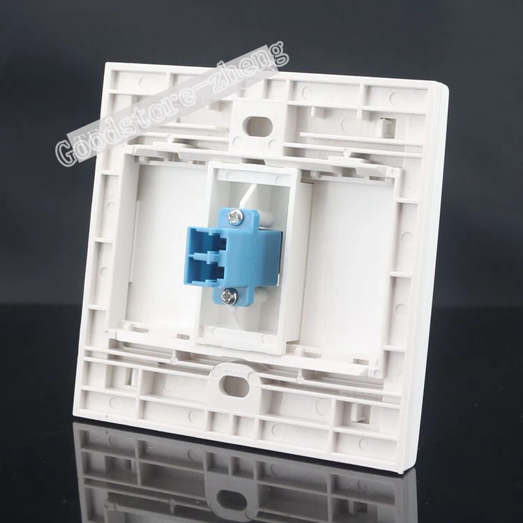 Настенная пластина Одиночная LC оптоволоконный адаптер дуплексный соединитель