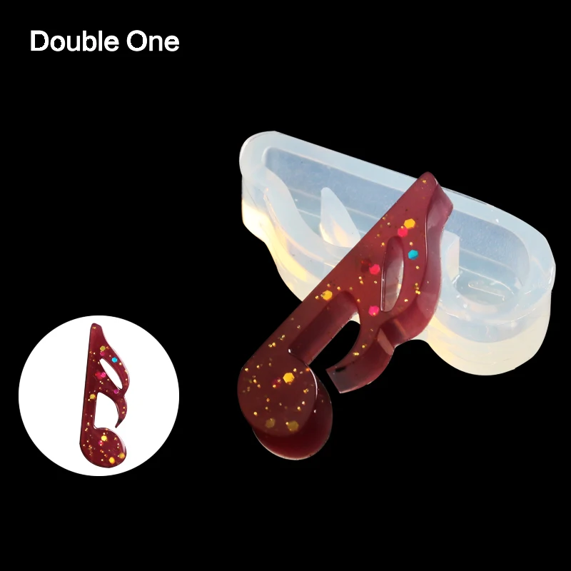 Четыре стиля нот музыка силиконовая смола форма для изготовления ювелирных