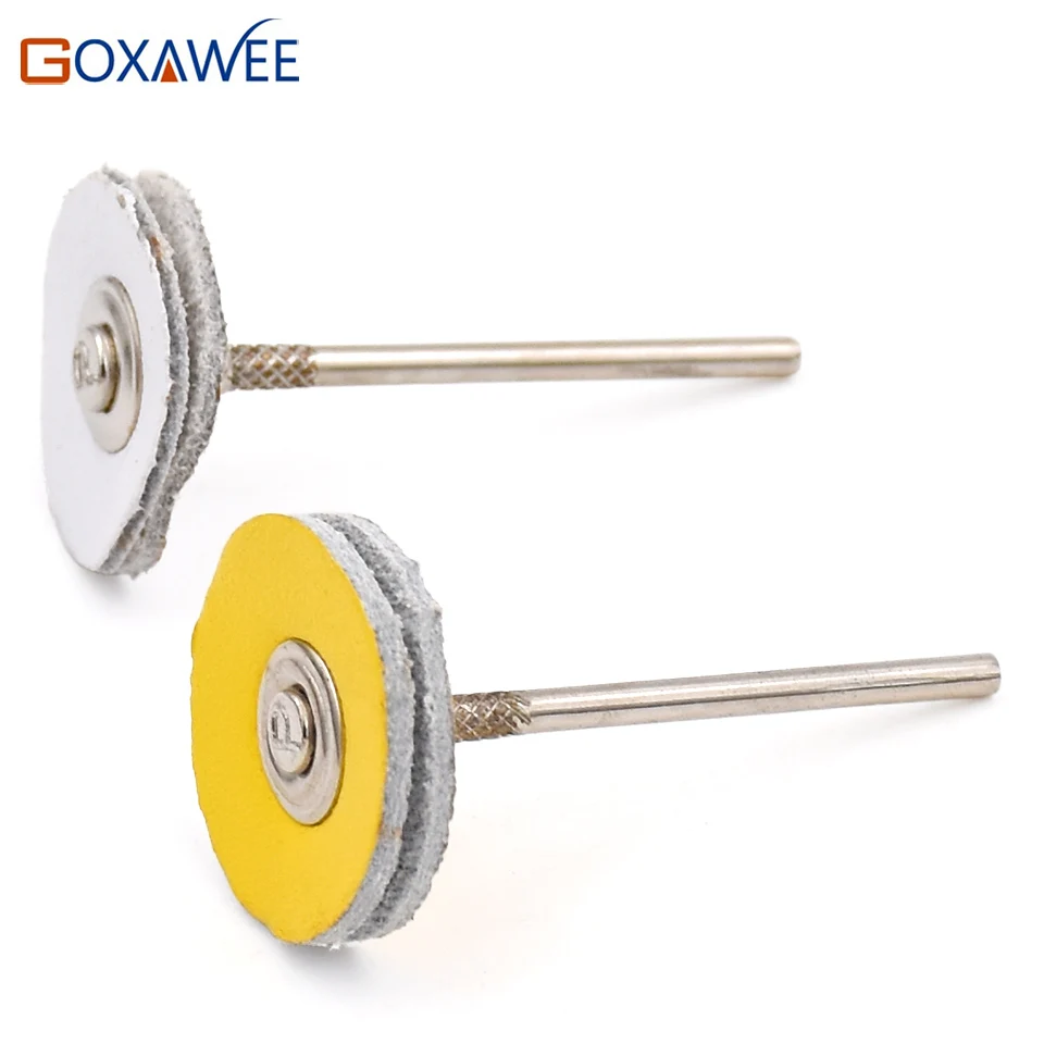 GOXAWEE 10pcs Polishing Wheel Buffing Brush Jewelry Metal Micro-Electronic for Dremel Accessories Rotary Tools Pads | Инструменты