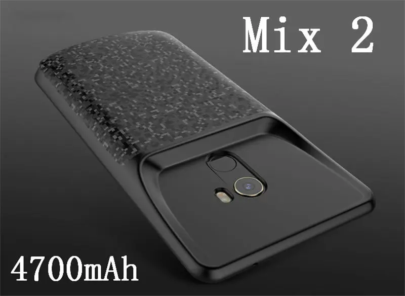 mimix2 - black Ext power противоударный чехол для зарядного устройства для Xiaomi mi 8 9 Se A2 mi 6 mi x 2 2s внешнее зарядное устройство, запасное зарядное устройство - Цвет: mimix2 - black