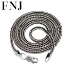 Мужское ювелирное изделие из стерлингового серебра 925 пробы, 100% чистое серебро, ожерелье для женщин, цепочка с лисичкой, тайское серебро, ожерелье с лисой, N14