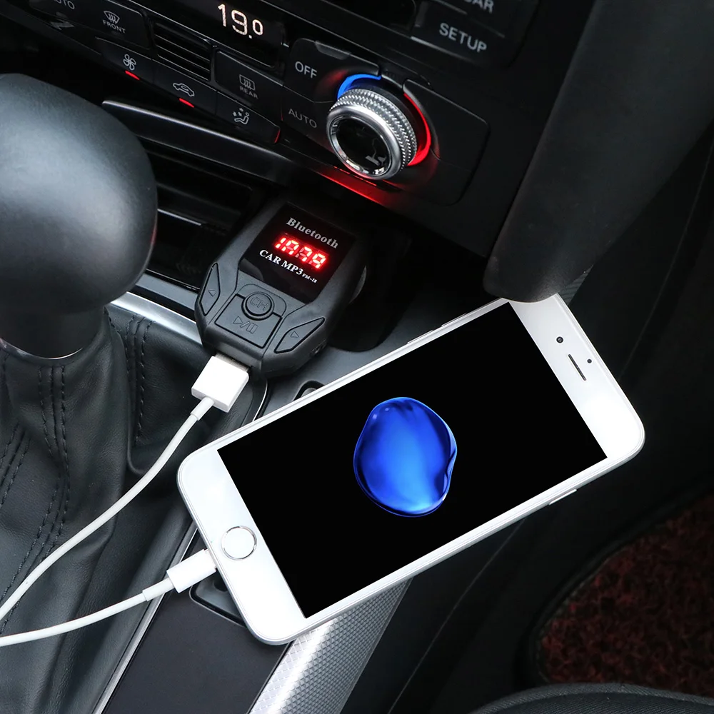 Фото ONEVER автомобильный Стайлинг Bluetooth FM передатчик Беспроводной хэндс фри микро CD USB ONEVER автомобильный Стайлинг Bluetooth FM передатчик Беспроводной хэндс фри микро CD USB
