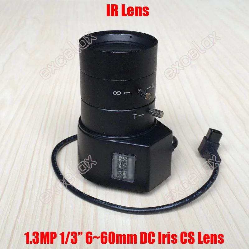 1/3 МП 2 720 &quot6 60 мм F1.4 IR CS Mount DC вариофокальный CCTV объектив для 960P 1 3 P аналоговая IP