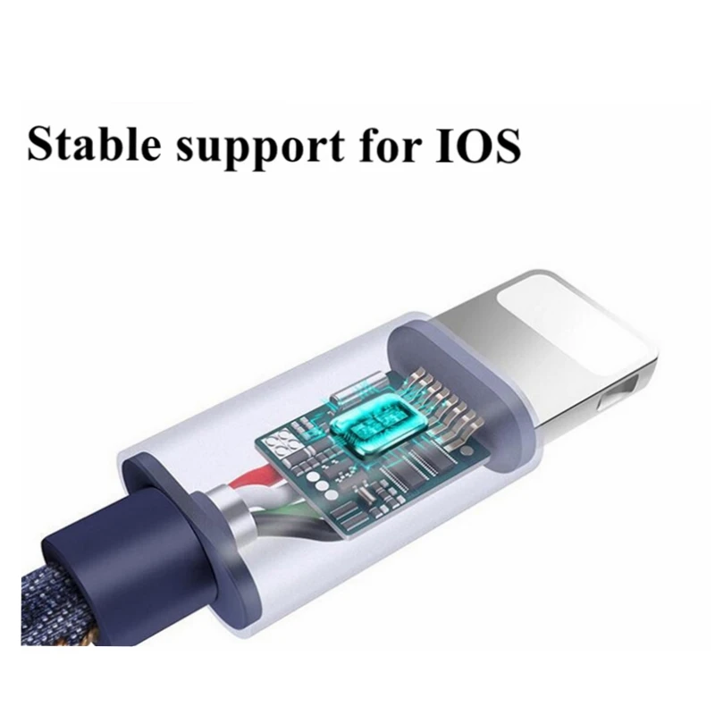 ITSYH USB кабель C 3 0 позолоченный для быстрой зарядки Iphone Mini usb LF03-649 | Электроника