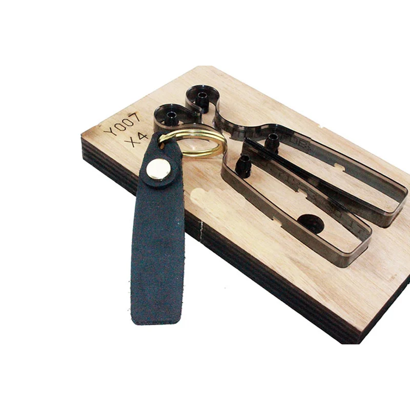 Японский стальной нож ручной работы кожаный брелок кожевенное ремесло полый