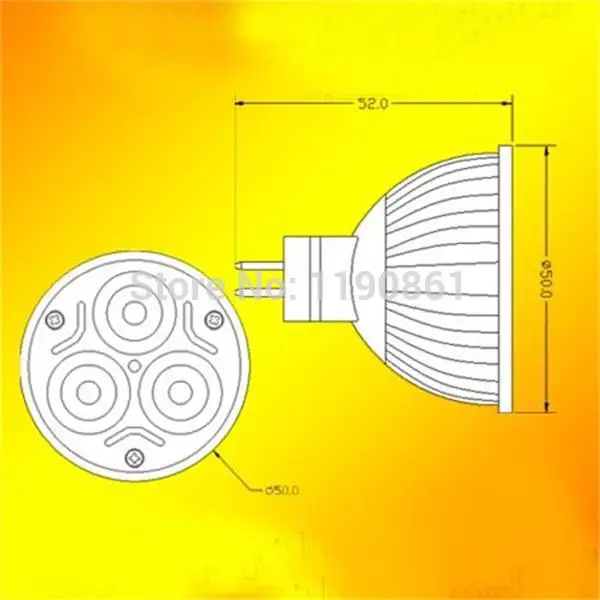Оптовая продажа теплый и холодный естественный белый свет 9 Вт мини светодиодная