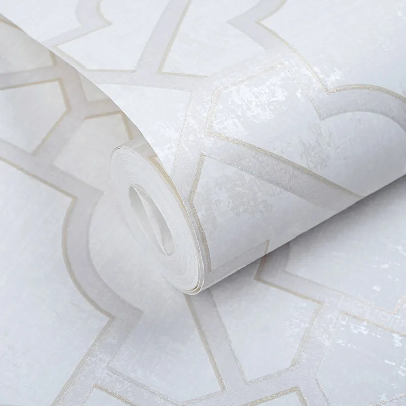 Современный Дизайн Металлические Решетки Геометрические Обоев Марокканский