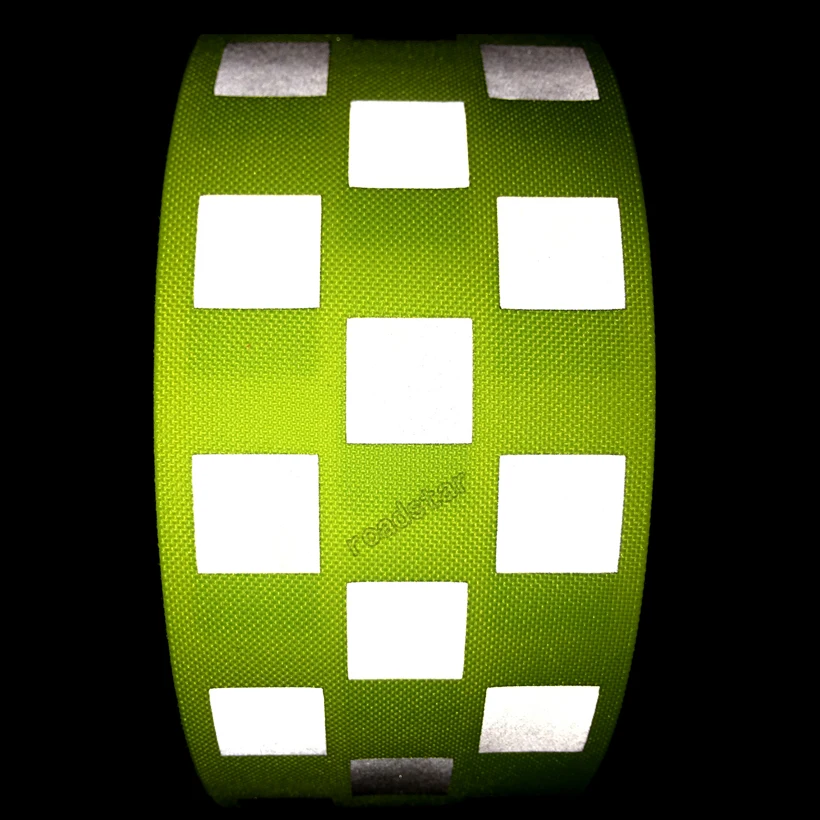 450 cd/lux.m2 флуоресцентная желтая и оранжевая предупреждающая лента с небольшим