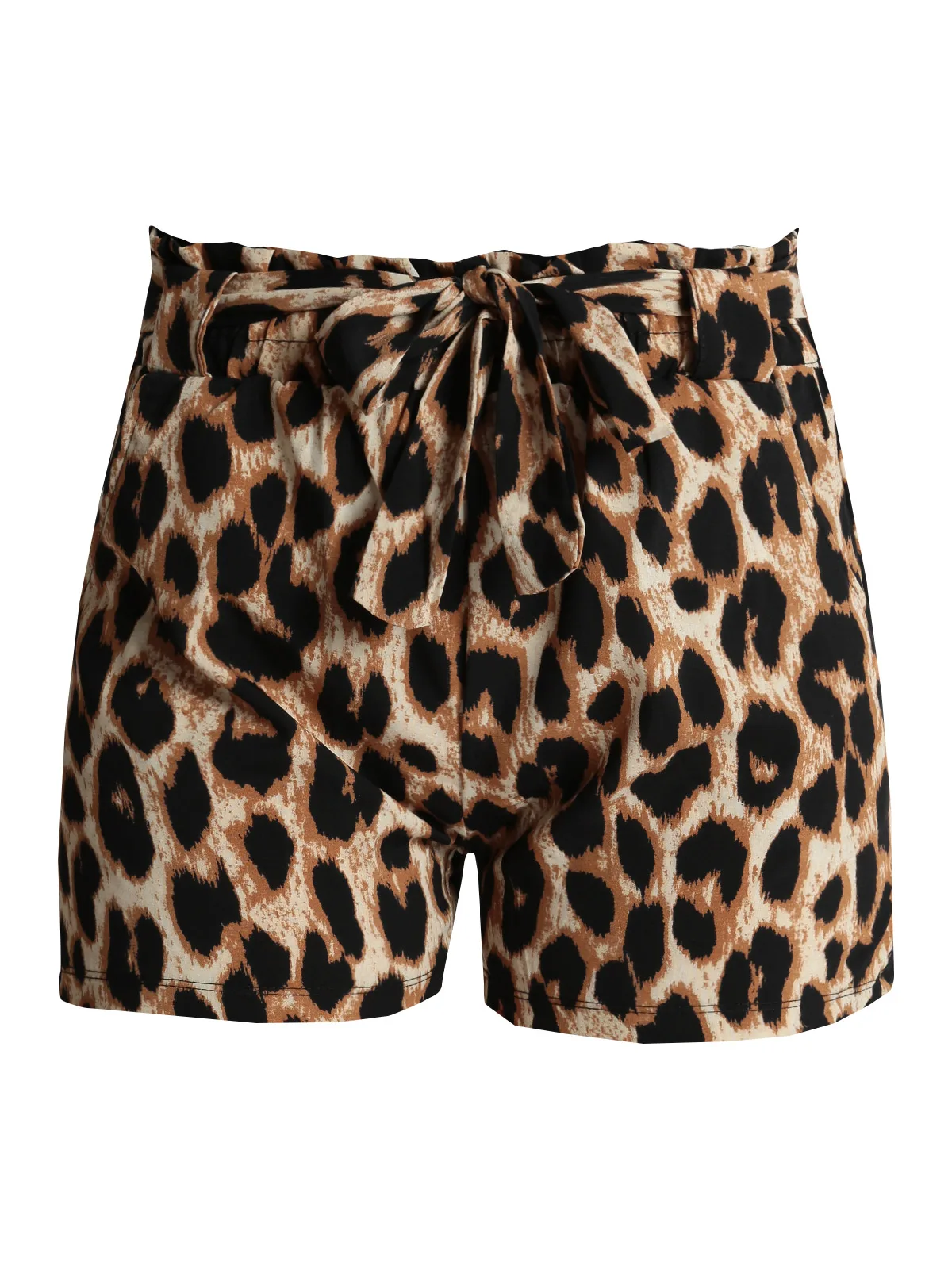 Мягкие Шорты с леопардовым принтом Solada|Женские шорты| |