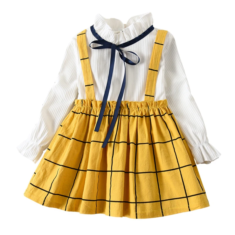 

baby girls spring dress 2020 elegant kids dresses for girls long sleeve party princess dress autumn children girl clothes