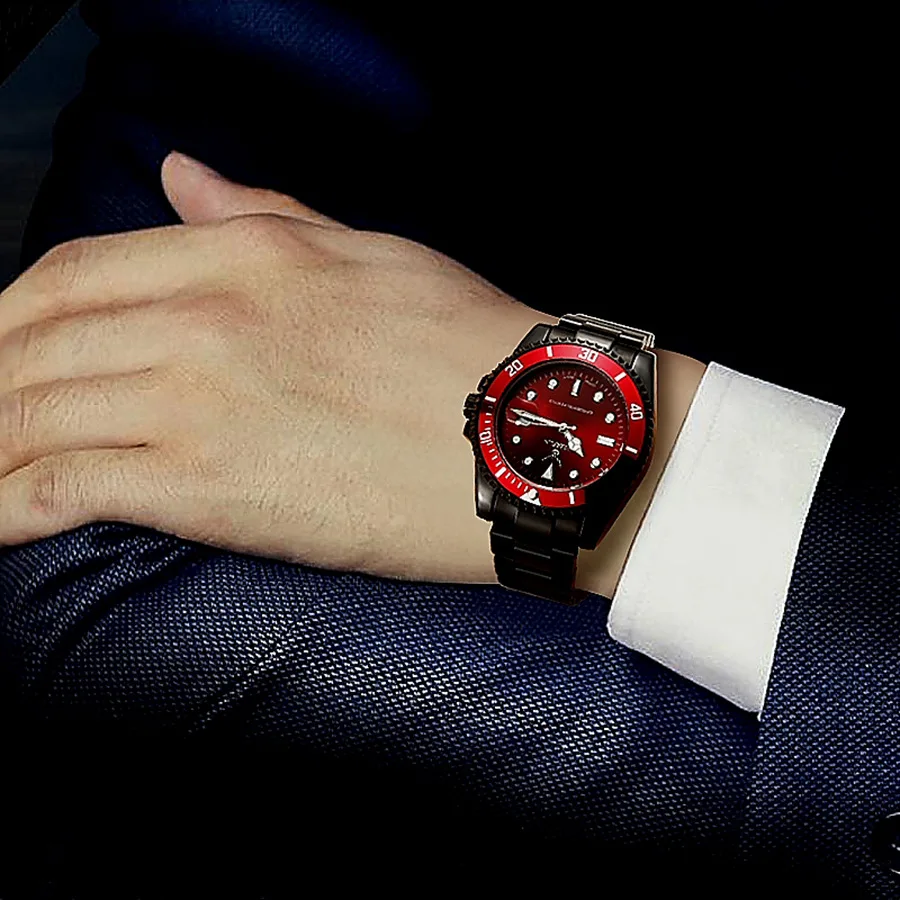 2019 высокое качество Элитный бренд 10 Цвета Для мужчин часы Водонепроницаемый