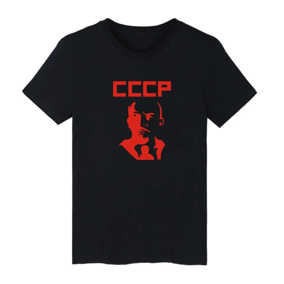Zomer t-shirt CCCP T-Shirt Mannen Vrouwen Populaire Mode Korte Mouw T-shirt Katoen Casual Harajuku Summer Cool Tops | Мужская одежда