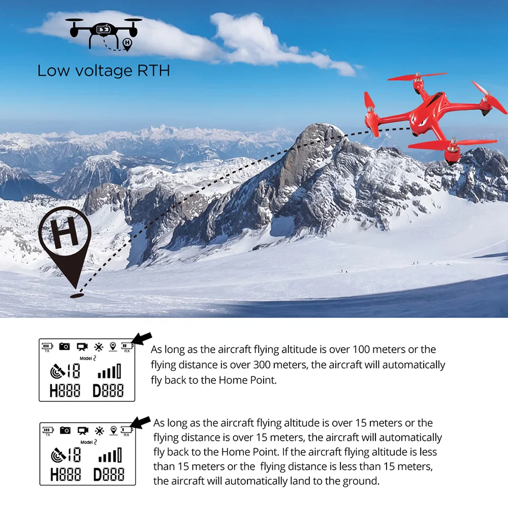 MJX B2W Bugs 2W Monster WiFi FPV Бесщеточный с 1080P HD камерой GPS высота удержания RC Quadcopter вертолет