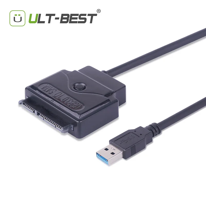 ULT Best USB 3.0 на SATA 22Pin жесткий диск адаптер конвертер кабель для 2.5 3.5 дюймов HDD/SSD