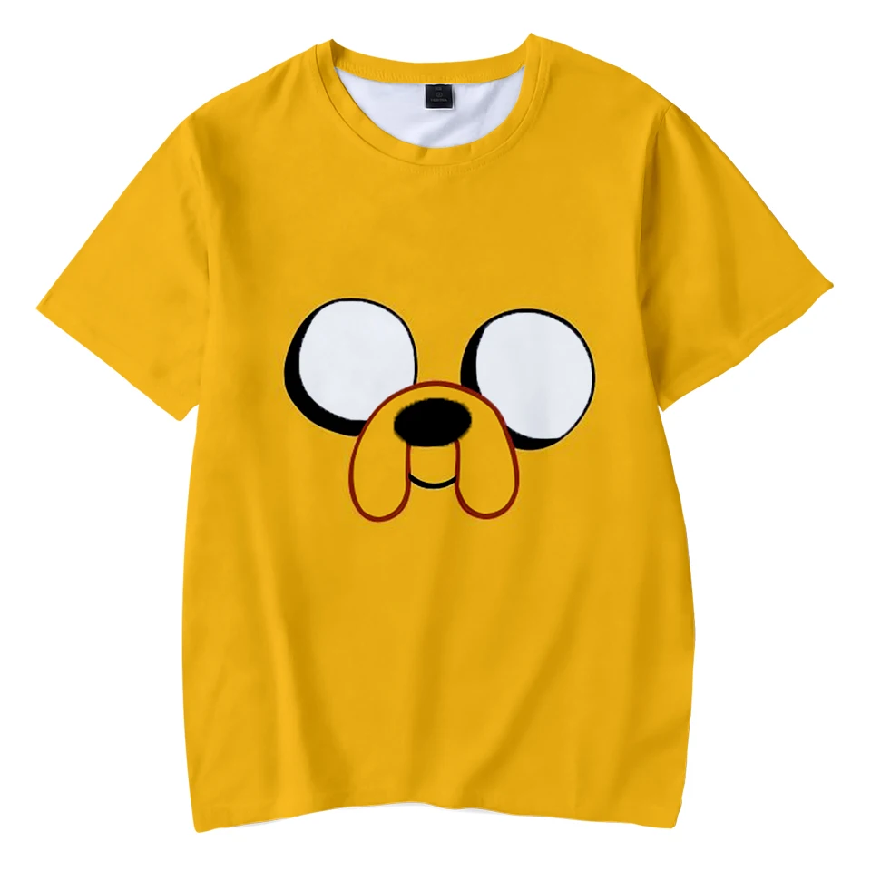 Детские футболки с 3D рисунком Adventure Time горячая Распродажа Повседневная Уличная