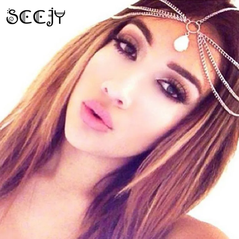 Украшения для волос невесты женские ободки с кисточками модные индийские