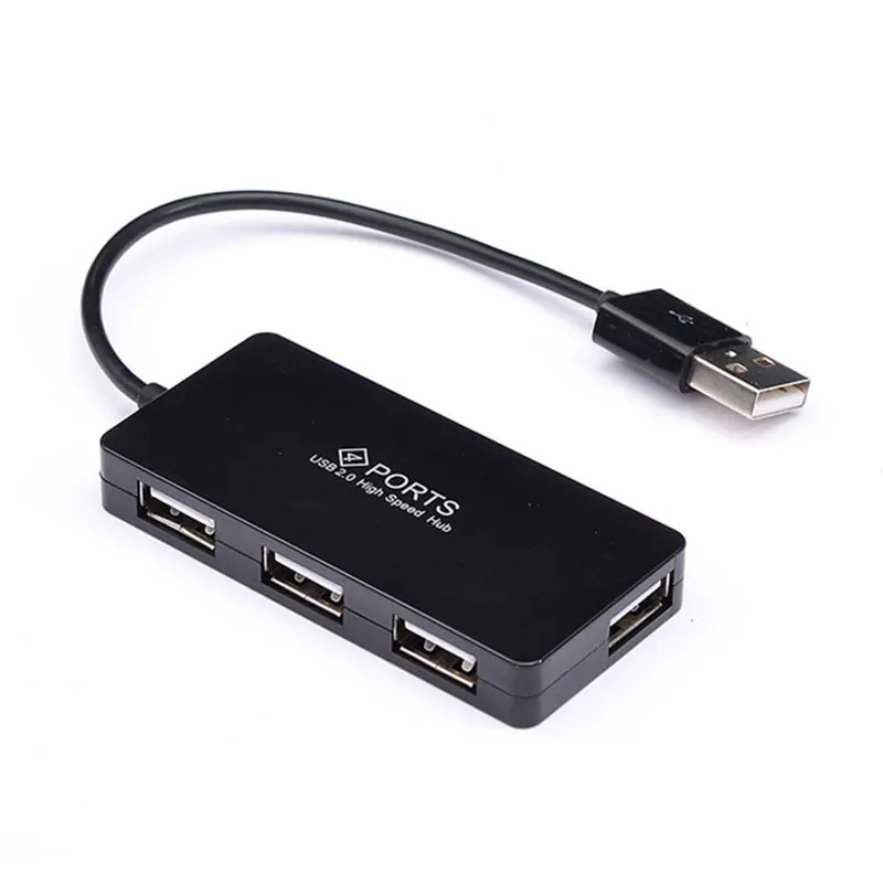 Тонкий высокоскоростной многоразветвитель 4 портовый USB 2 0 концентратор