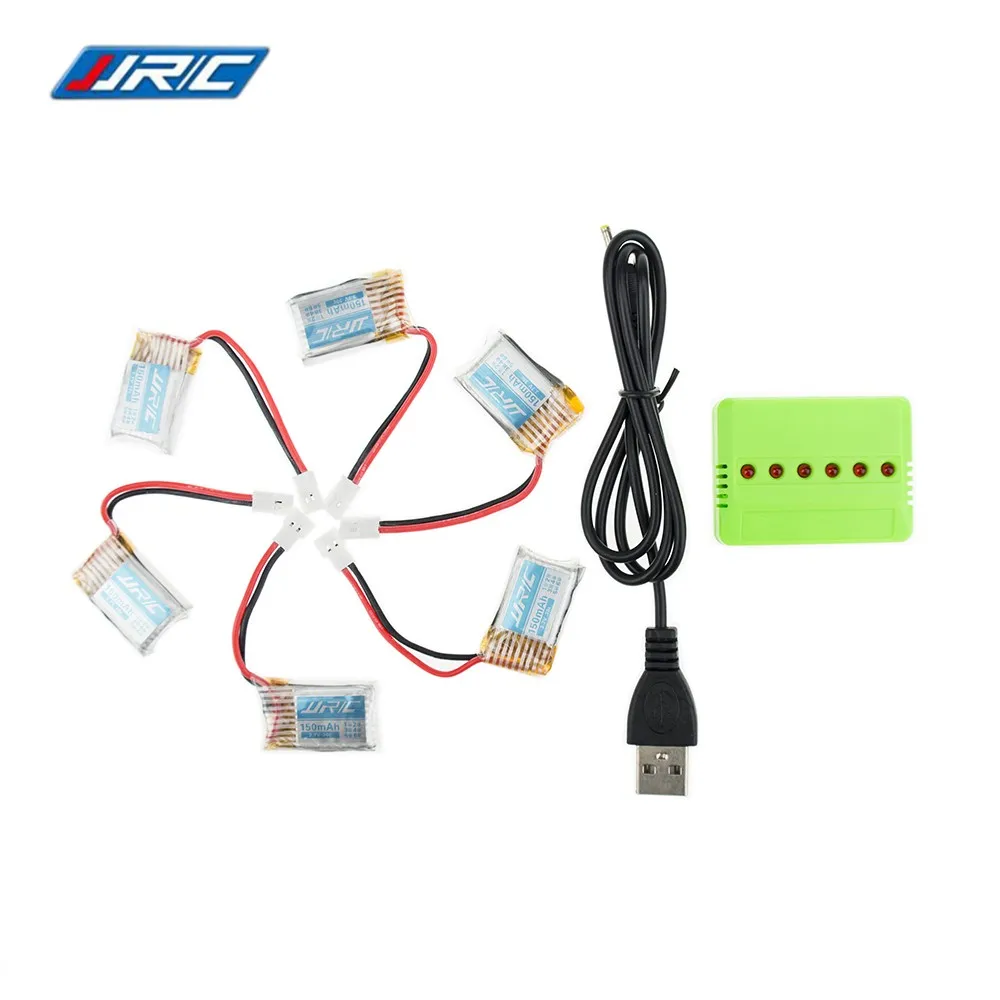 Фото Липо 3.7 В 150 мАч batteies 6 шт. и зарядное устройство USB Костюм для jjrc H8 RC Quadcopter самолет Липо 3.7 В 150 мАч batteies 6 шт. и зарядное устройство USB Костюм для jjrc H8 RC Quadcopter самолет