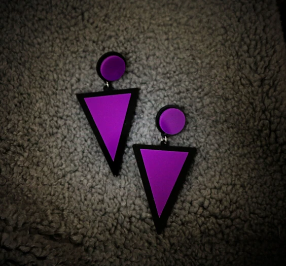 Женские серьги гвоздики в виде треугольника|earring studs earrings|brand stud earringsfashion earrings |