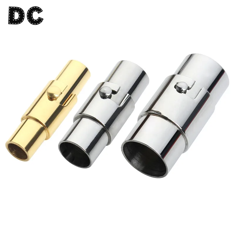 2 шт./лот магнитные застежки из нержавеющей стали с безопасным медальонком