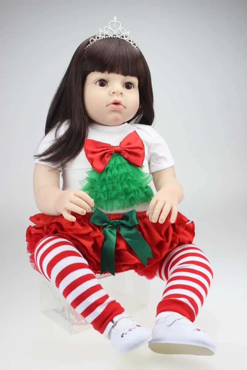 Реалистичная силиконовая кукла-младенец Bebe NPK 70 см большая Арианна игрушки