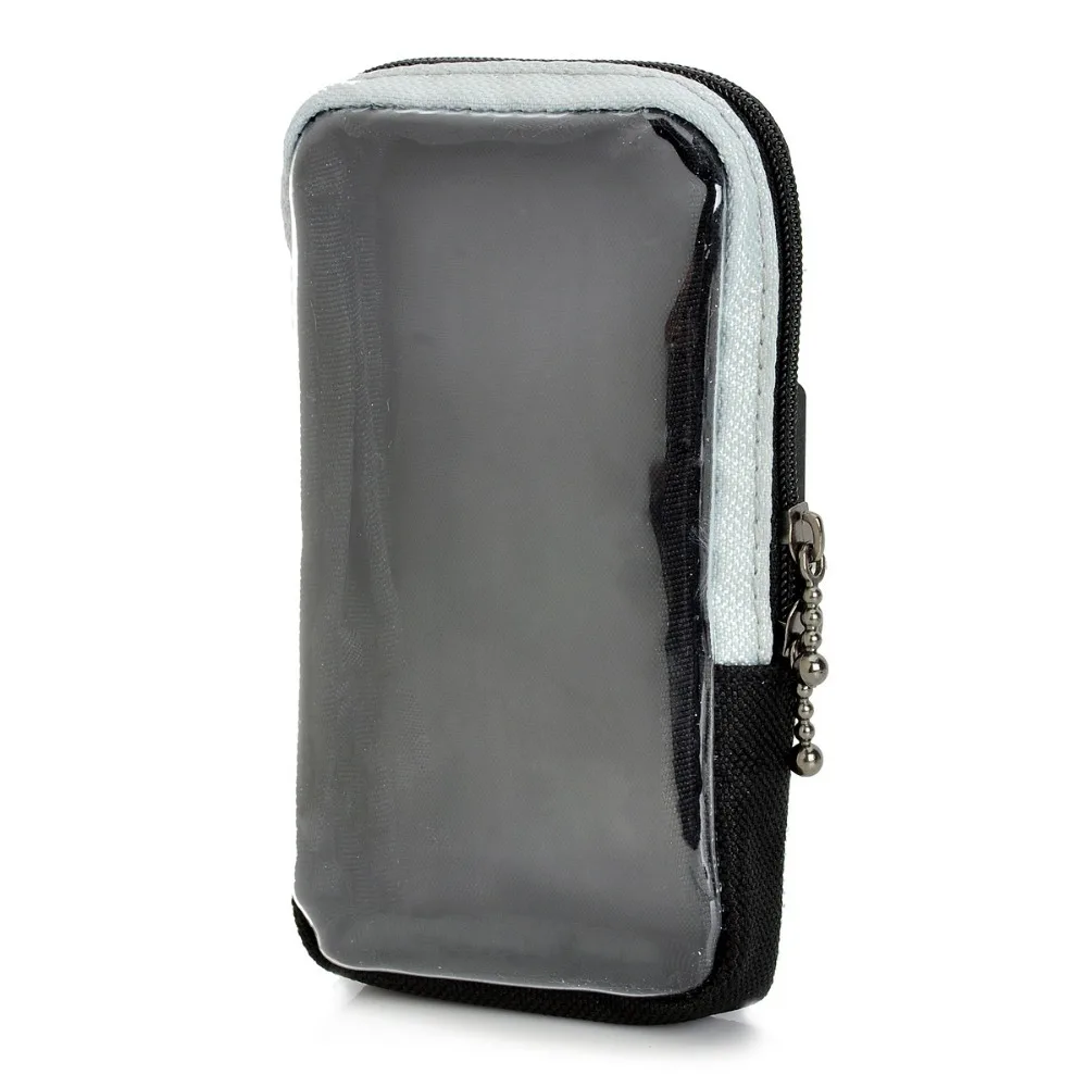 Bike Bicycle Quick Release Zippered Pouch for Touch Screen Mobilephone - Black | Спорт и развлечения